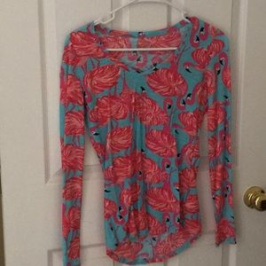 Lilly Pulitzer Flamingo Top